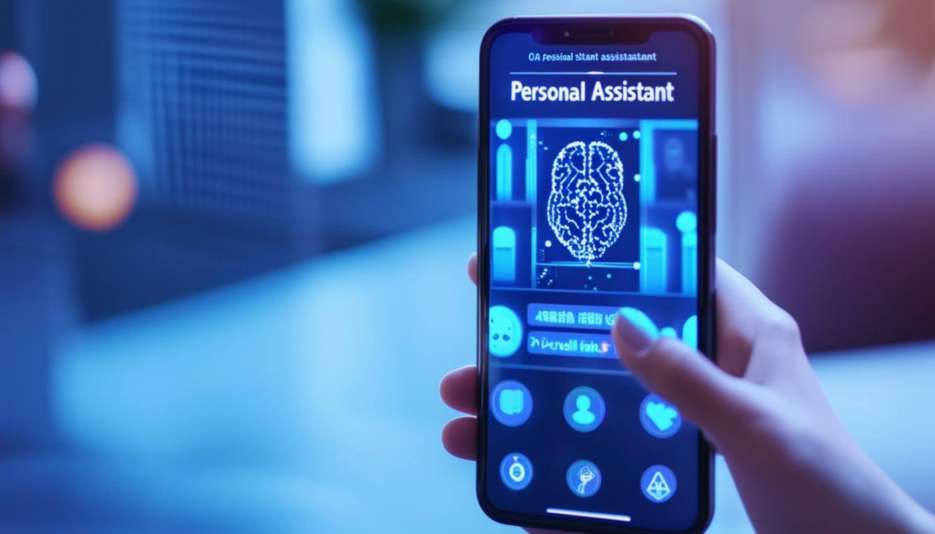 AI personal assistant on a smartphone screen